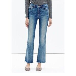 NWT MADEWELL Cali Demi-Boot Jeans in Essex Wash Size 25. High Riser 10"  $128